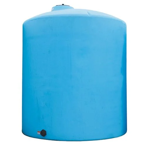 6,100 Gallon Norwesco Blue Vertical Tank