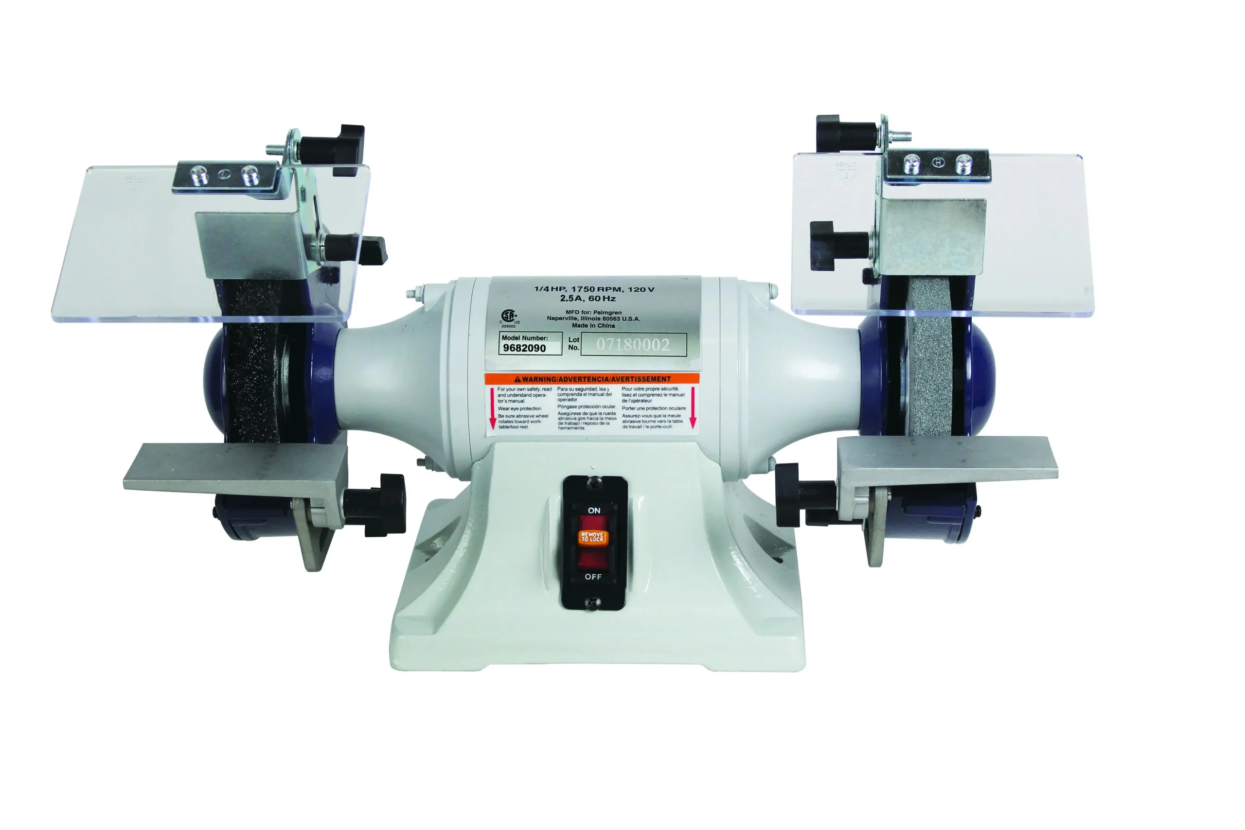 6" Low RPM grinder w/o dust collection