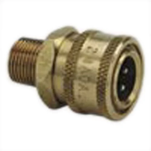 #6 MALE QD SOCKET BRASS 1/4 NPT