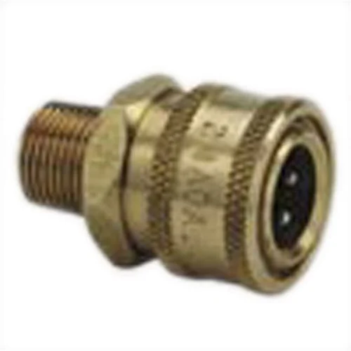 #6 MALE QD SOCKET BRASS 3/8 NPT