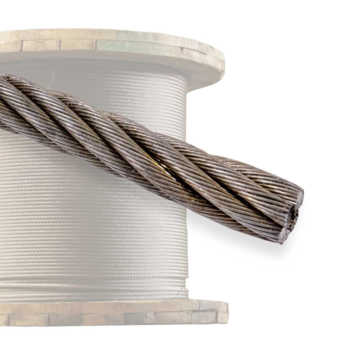 5/16" 6x37 Bright Wire Rope - EIPS IWRC | 5,000' Coil