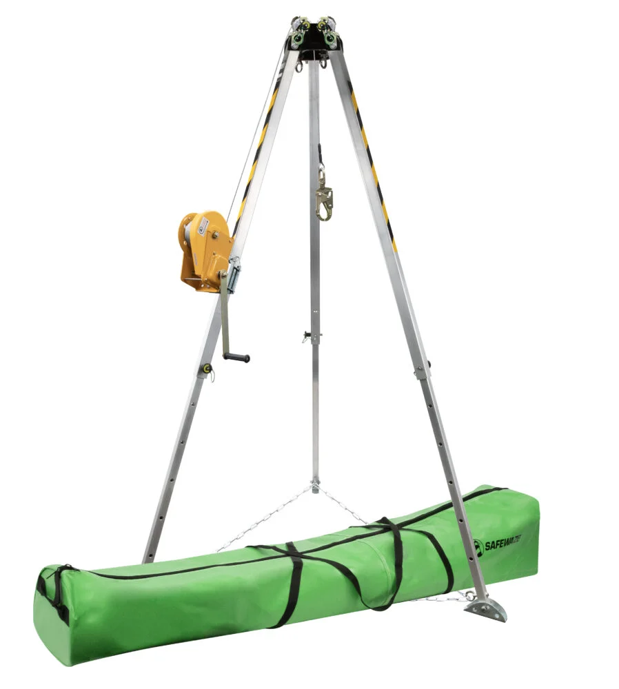 7′ Adjustable Tripod Kit, 65′ Material Winch