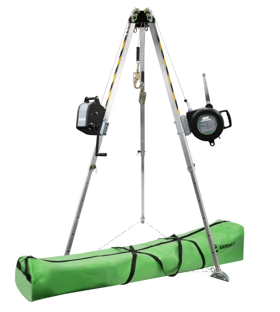 7′ Adjustable Tripod Kit, 65′ Personnel Winch, 65′ 3-Way