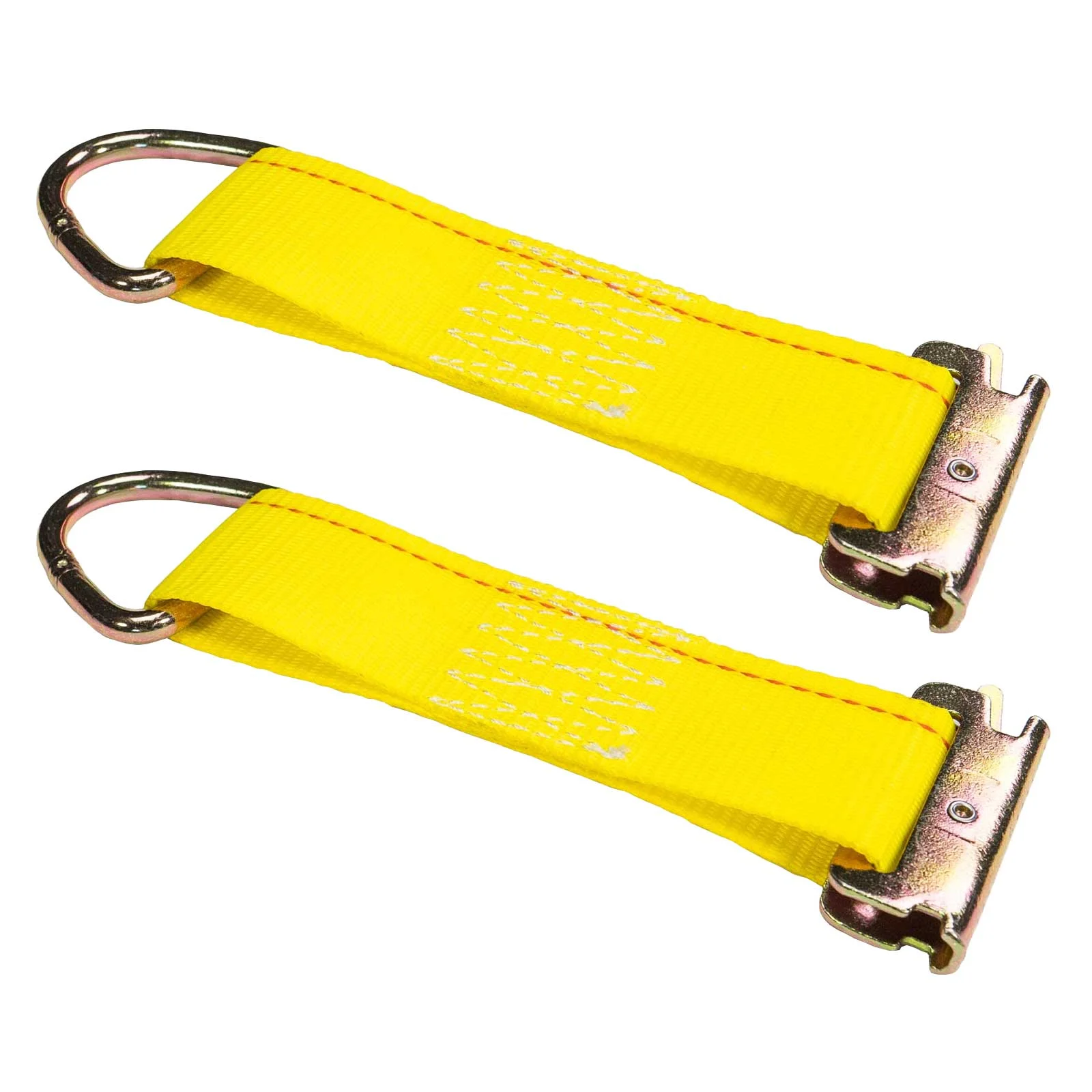 8-1/2" E-Track Rope Tie Off - Yellow | 4,400 lbs. BS | 2-Pack