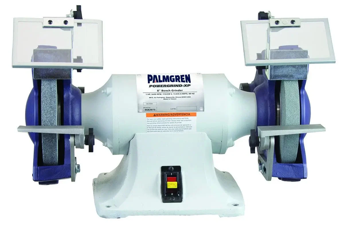 8" 1 HP 115/230V grinder w/dust collection