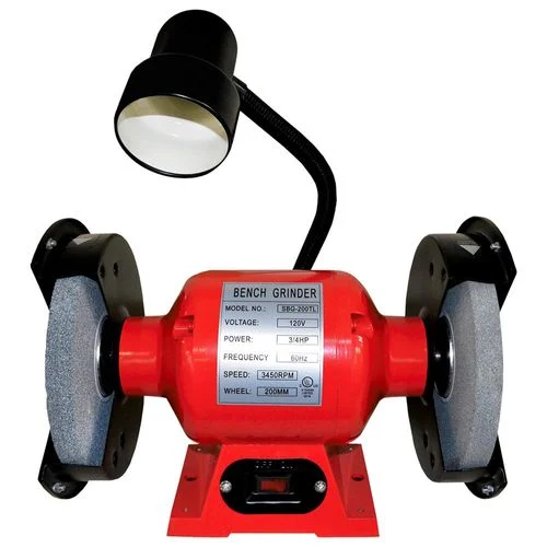 8" BENCH GRINDER 3/4 HP W/LIGHT