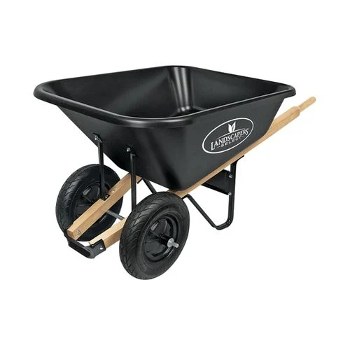 8 Cu. Ft. Dual-Wheel Wheelbarrow