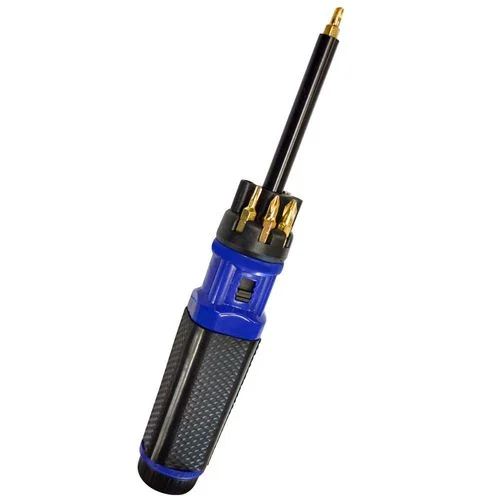 8 in 1 LED Lighted Ratchet Screwdriver with Magnetic Pick Up