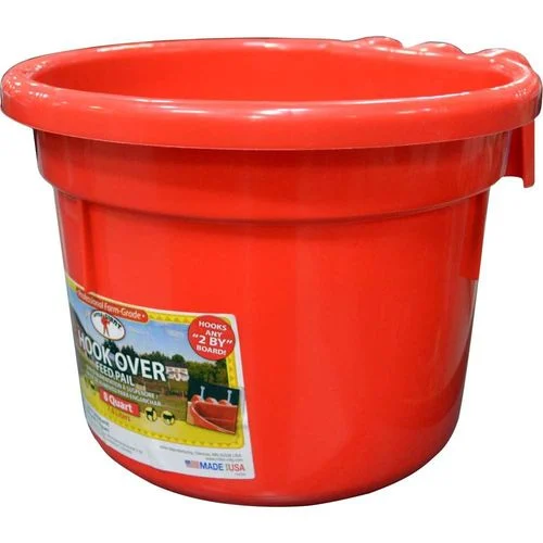 8 Quart Hook Over Feed Pail