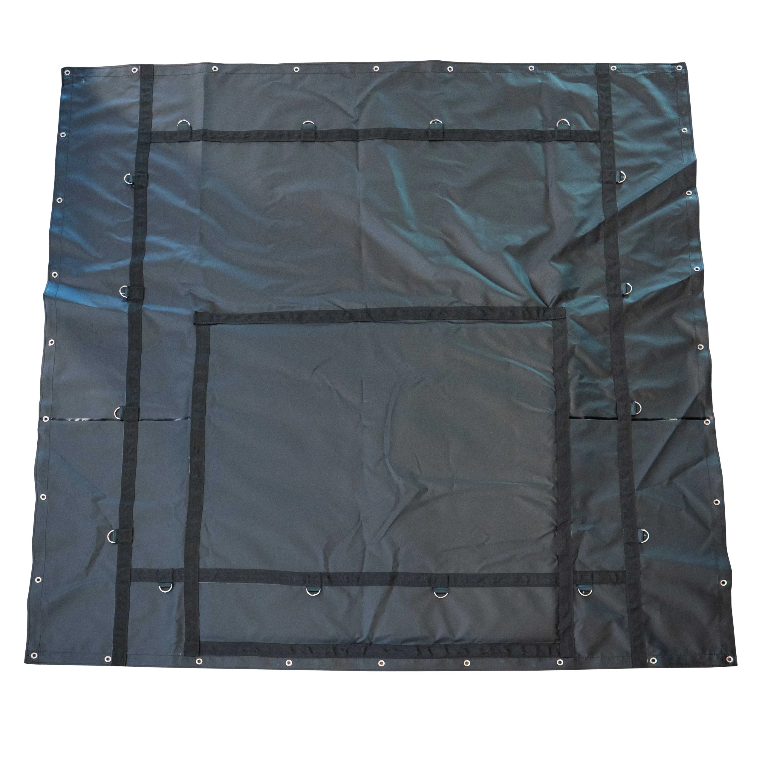 8' x 8' Windshield Protector Tarp with 4' x 4' Pad and Grommets