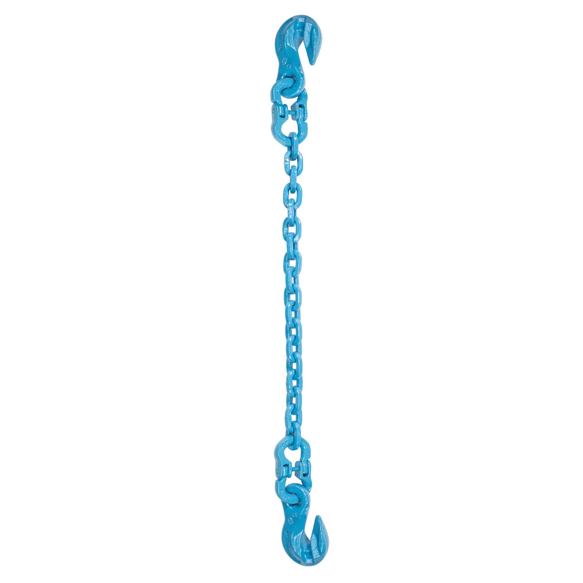 9/32" x 18' Pewag Single Leg Chain Sling w/ Grab & Grab Hooks - Grade 120