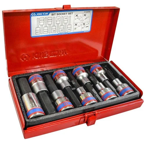 9 PC.1/2" DRIVE METRIC HEXAGON HEAD BIT