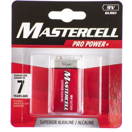 9 Volt Alkaline Battery, 1 Pack