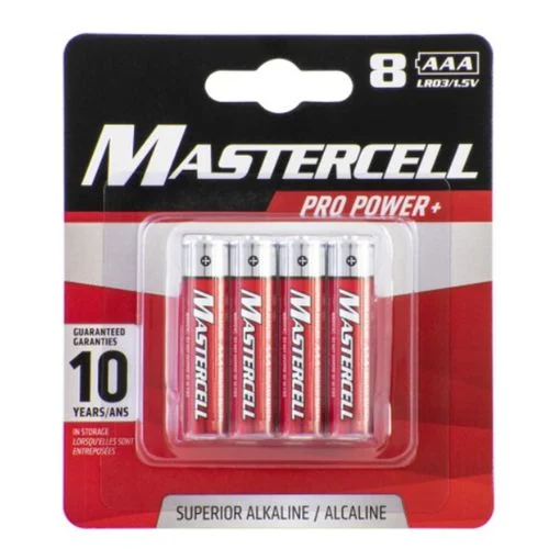AAA Alkaline Battery, 8 Pack