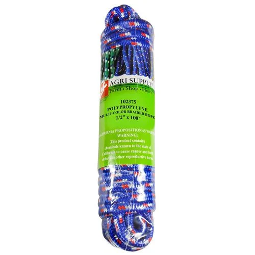 Agri Supply Multi-Color Utility Rope, 1/2 In. x 100 Ft.
