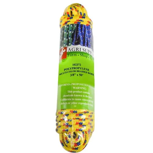 Agri Supply Multi-Color Utility Rope, 3/8 In. x 50 Ft.