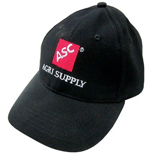 Agri Wear Black Cap with Agri Supply Logo