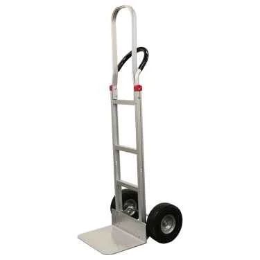 Aluminum Hand Truck with Solid Nose Plate &Extension Handle