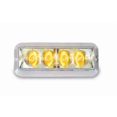 Amber LED Strobe Light, 12 Volt