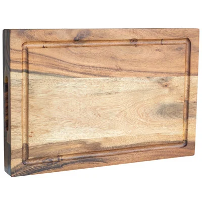 AmeriHome AWCB1812 Acacia Wood Cutting Board 18 in. x 12in.