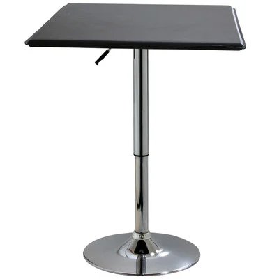 AmeriHome Square Adjustable Height Table - Versatile Dining Solution (ATABLESQ)