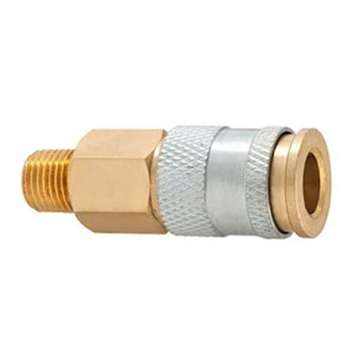 Amflo C91 Coupler Brass 1/4" Hi Flo/HVLP