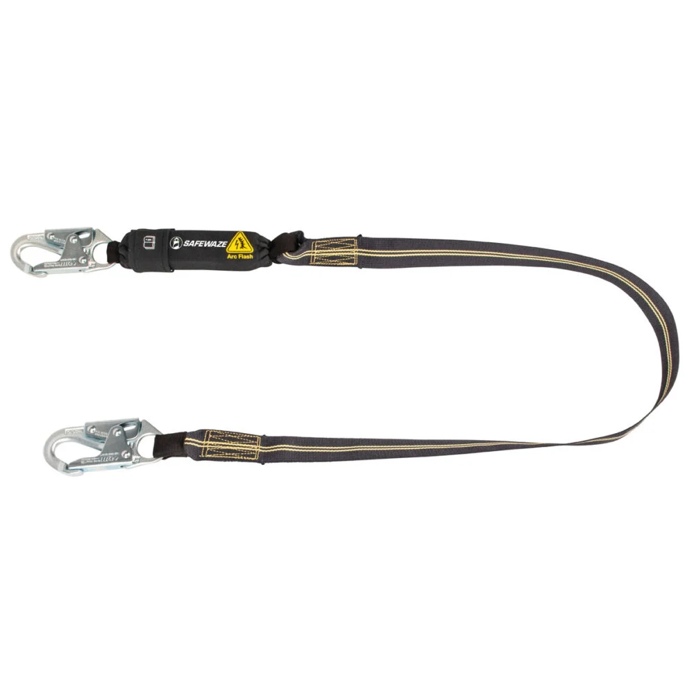 Arc Flash 6′ Energy Absorbing Lanyard: Aramid, Snap Hook
