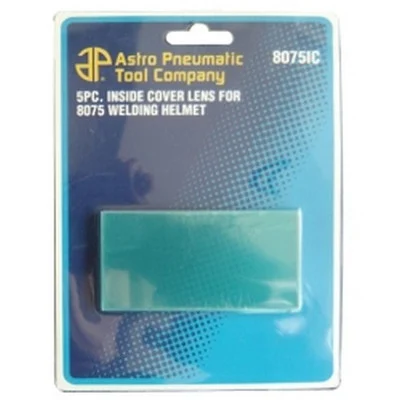 Astro Pneumatic 5 Piece Inside Lens Replacement for AST8075SE Welding Helmet (8075IC)
