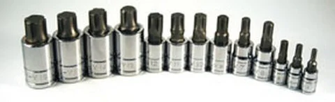 ATD Tools 13780 Ribe Bit Socket Set, 13 pc.