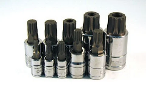 ATD Tools 13782 Triple Square Spline Bit Socket Set, 10 pc.