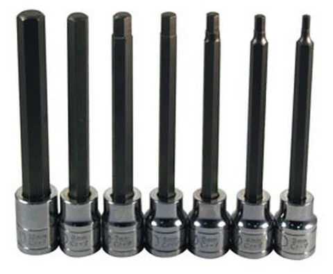 ATD Tools 13787 XL Sae Hex Bit Socket Set, 7 pc.