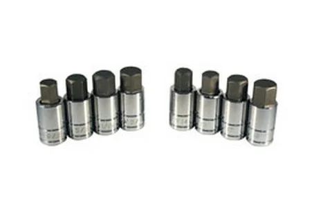 ATD Tools 13788 Large Size SAE/Metric Hex Bit Socket Set, 8 pc.