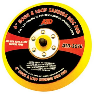 ATD Tools 2076 Hook & Loop Sanding Disc Pad