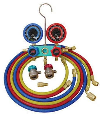 ATD Tools 3695 Deluxe Dual Aluminum A/C Manifold Gauge Set
