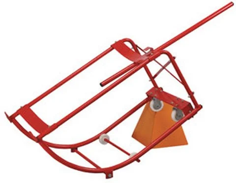 ATD Tools 55-Gallon Drum Cradle with 2 Rigid Wheels 2 Swivel Wheels (ATD-5275)
