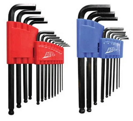 ATD Tools 580 SAE Metric Long Arm Ball End Hex Key Set, 22pc