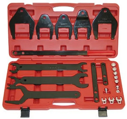 ATD Tools 8606 Fan Clutch Removing/Installing Set and Serpentine Belt Tool and Accessories, 24 pc.