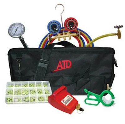 ATD Tools Air Conditioning Tools Kit With 18-Pocket Utility Bag (ATD-90)