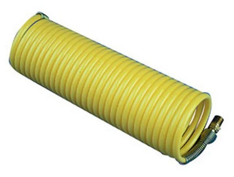 ATD Tools Coil Hose 3/8"" ID x 25' 1/4"" Male Male NPT Swivel Fitting (ATD-8216)