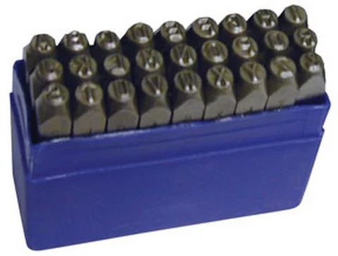 ATD Tools Letter Stamp Set 1/4" 27-Piece Letters A-Z and Ampersand (ATD-9602)