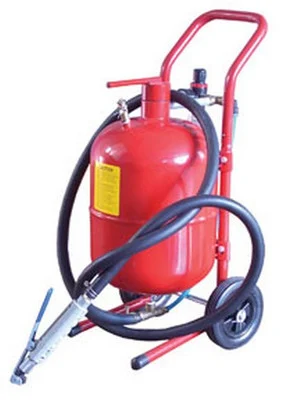 ATD Tools Pressure Blaster 40 Lb With 4 Ceramic Sandblasting Nozzles (ATD-8401)