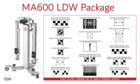 Autel MA600 MaxiSYS ADAS Calibration System Collapsible Frame