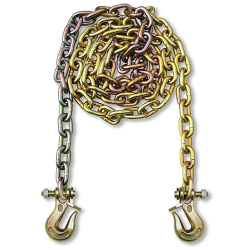 B/A G70 3/8" Chain With Twist Lock, 20'WLL 6600 LBS - 2 Hooks
