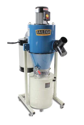 Baileigh 1.5 HP 110V Cyclone Style Dust Collector 604 CFM (1002693)
