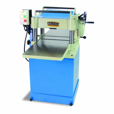 Baileigh 1-Phase 3HP 15" Industrial Planer with Helical Insert Head (1004935)