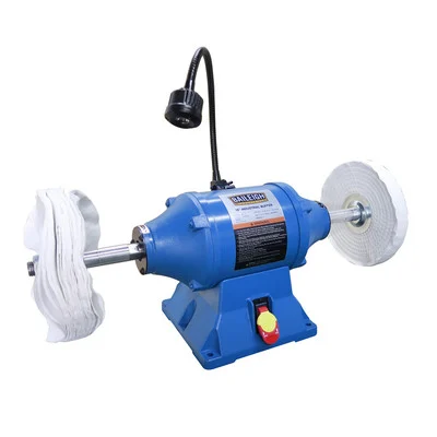 Baileigh 10" Industrial Bench Top Buffer 110V with LED Work Light (1227898)