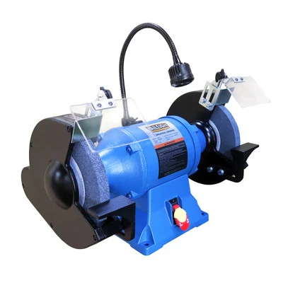 Baileigh 10" Industrial Bench Top Grinder with LED Work Light (1227896)