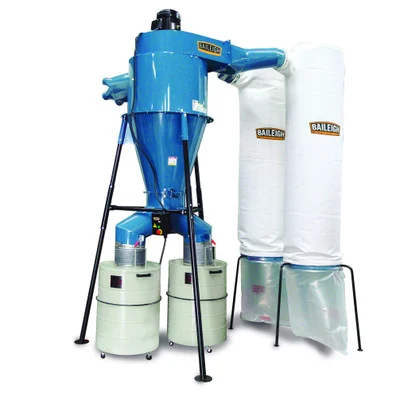 Baileigh 10HP 440V 3Ph Cyclone Style Dust Collector Remote Start (1014517)