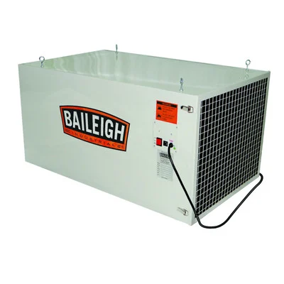 Baileigh 110V 1/2HP 1Phase Air Filtration System w/ Remote (1017650)