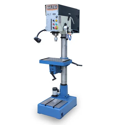 Baileigh 220V 1Phase Inverter Driven Drill Press with Integrated Vise (1022511)